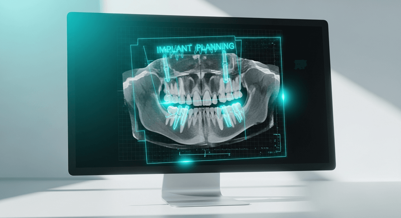 Tomografia Cone Beam e IA no Planejamento de Implantes